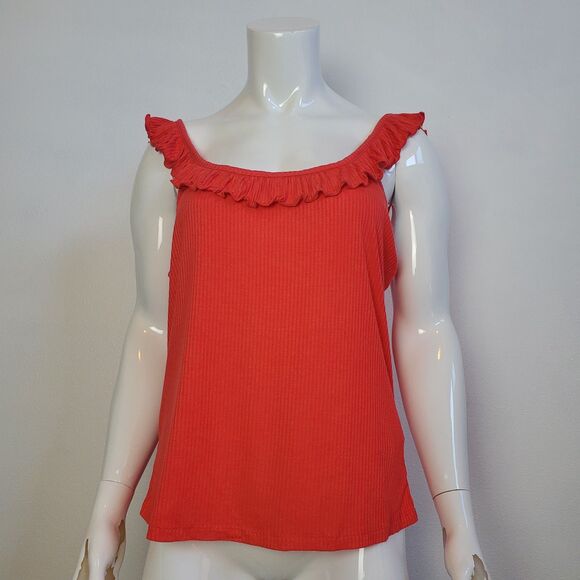 NEW Forever 21 Plus Size Pink Ribbed Tank Top - Picture 1 of 8